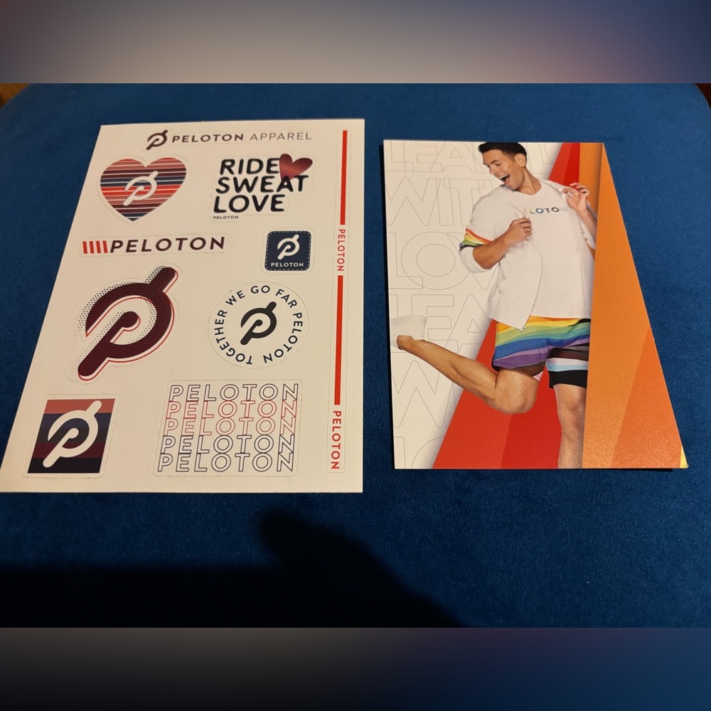 Peloton Multicolor Sticker and Instructor card (Matty Maggiacomo)